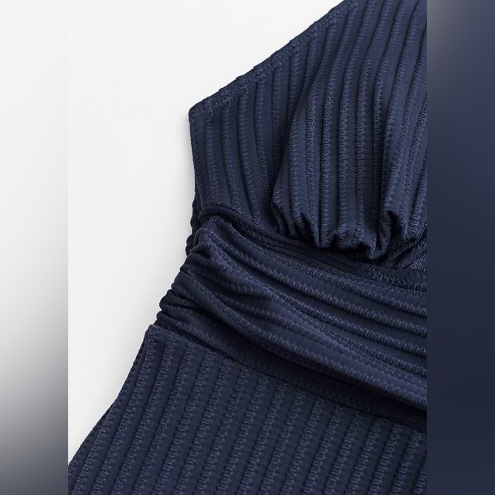 NWT Elegant Navy Blue Women's Swimsuit - Picture 5 of 9